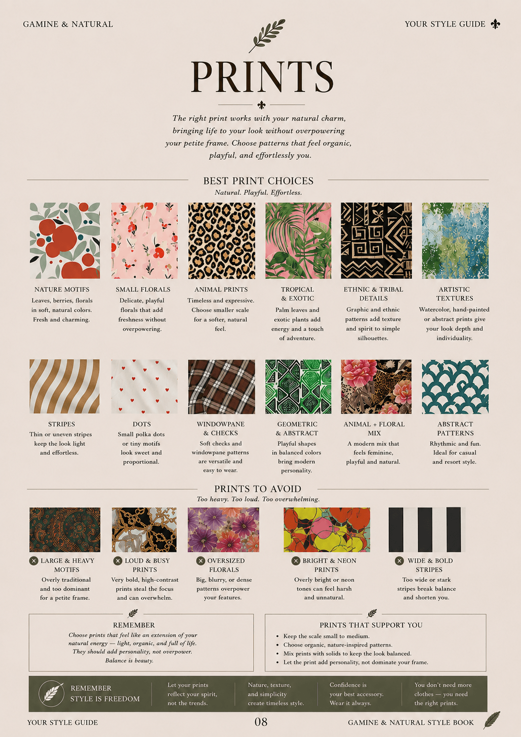Prints — Gamine & Natural