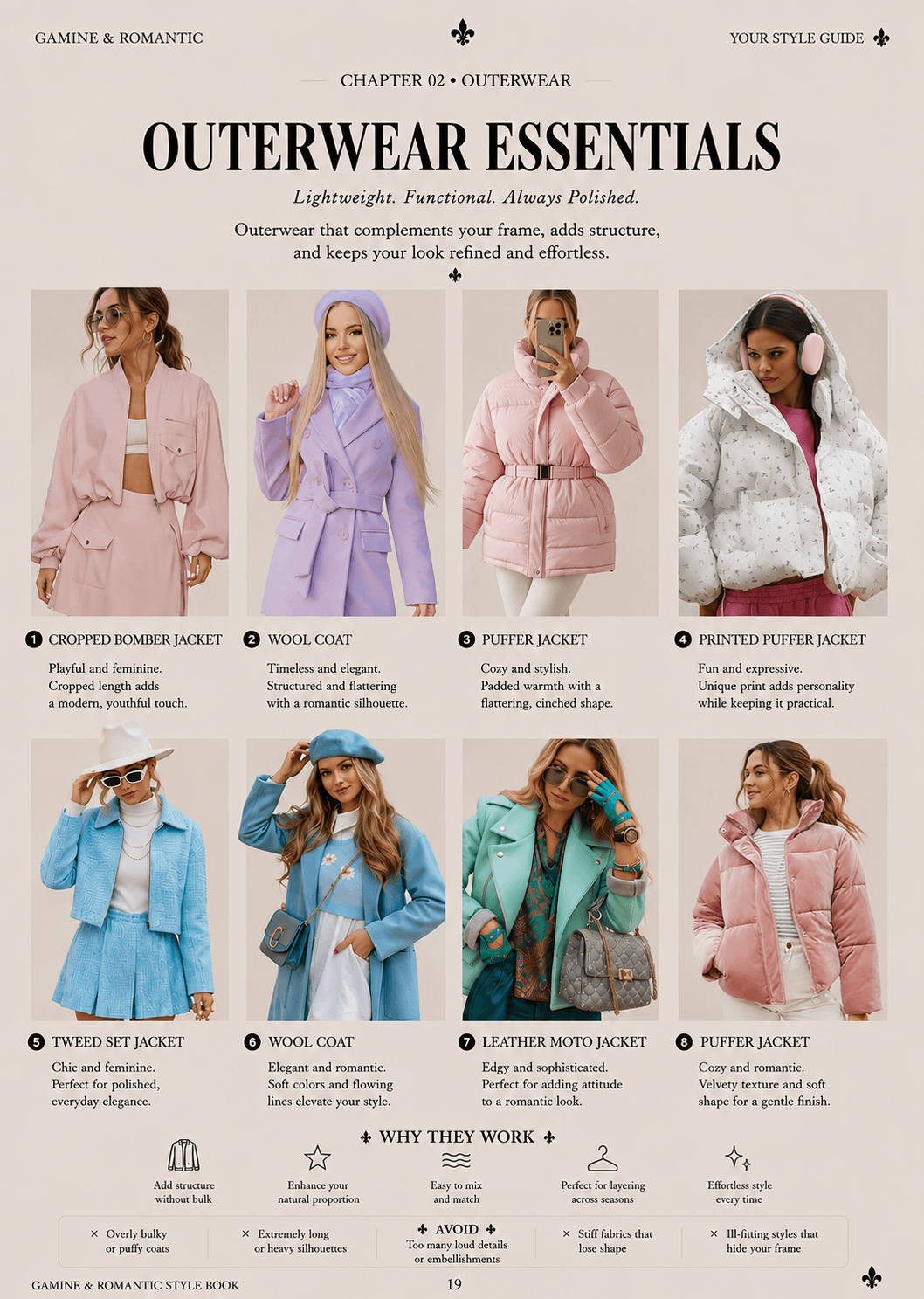 Outerwear — Gamine & Romantic
