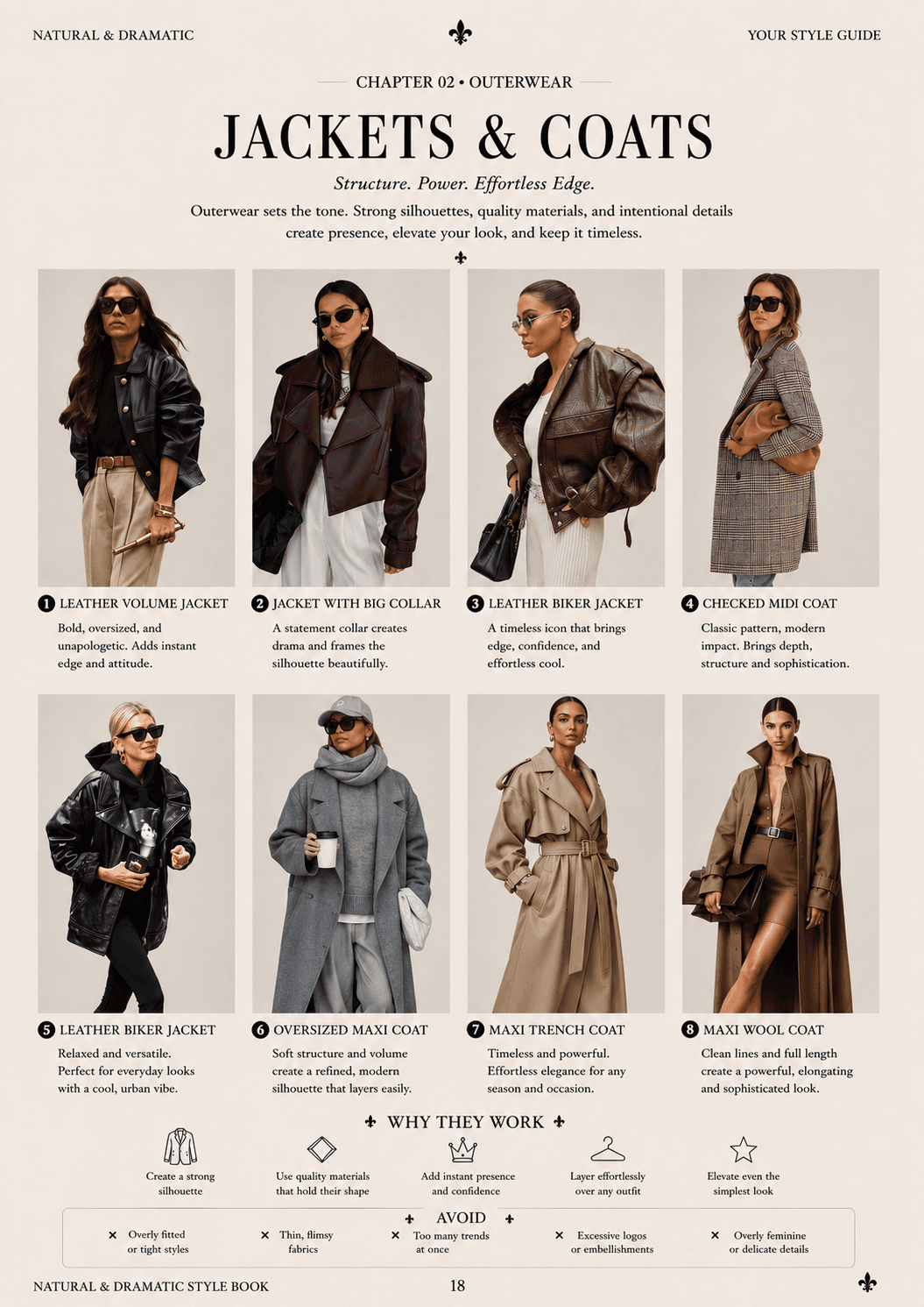 Outerwear — Natural & Dramatic